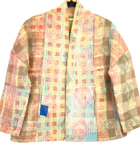 Kantha Jacket Short