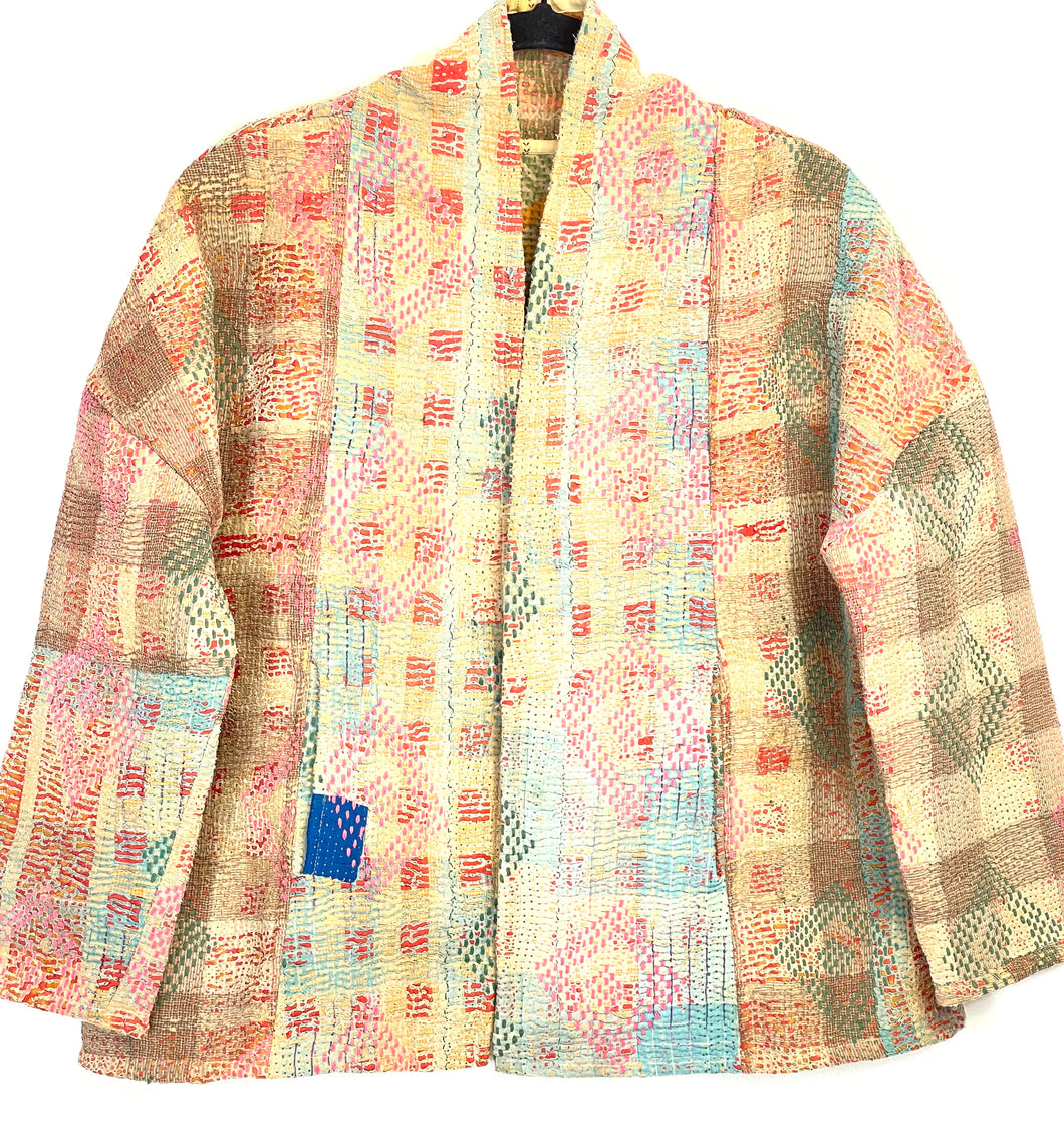 Kantha Jacket Short