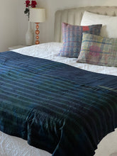 Load image into Gallery viewer, Indigo Kantha quilt
