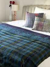 Load image into Gallery viewer, Indigo Kantha Quilt
