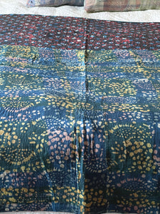 Indigo Kantha Quilt