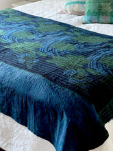 Load image into Gallery viewer, Indigo Kantha Quilt
