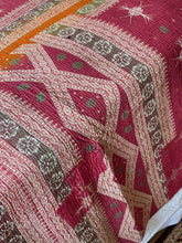 Load image into Gallery viewer, Vintage Sari Kantha Quilt
