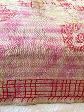 Load image into Gallery viewer, Vintage Sari Kantha Quilt
