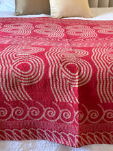 Load image into Gallery viewer, Vintage Sari Kantha Quilt
