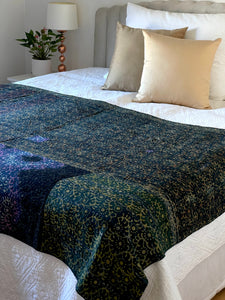 Indigo Kantha Quilt