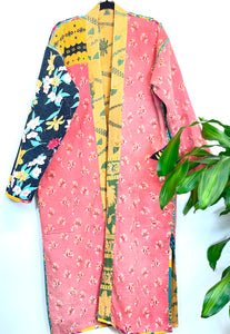 Vintage Kantha Kimono Robe