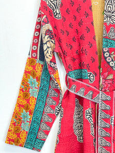 Vintage Kantha Kimono Robe