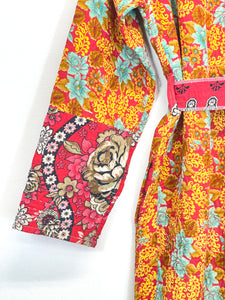 Vintage Kantha Kimono Robe