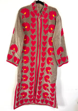 Load image into Gallery viewer, Velvet Suzani Long Jacket
