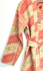 Vintage Kantha Kimono Robe