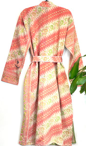 Vintage Kantha Kimono Robe