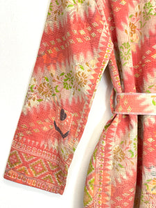 Vintage Kantha Kimono Robe