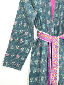 Vintage Kantha Kimono Robe