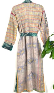 Vintage Kantha Kimono Robe