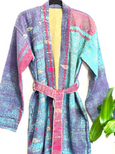 Load image into Gallery viewer, Vintage Sari Kimono Robe
