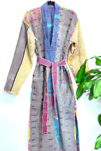 Vintage Sari Kimono Robe