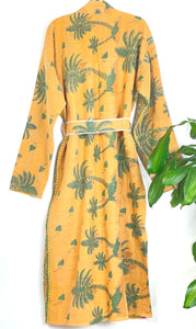 Vintage Kantha Kimono Robe