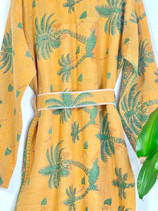 Vintage Kantha Kimono Robe