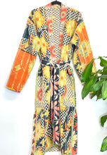 Load image into Gallery viewer, Vintage Kantha Kimono Robe
