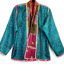 Silk Kantha Jacket