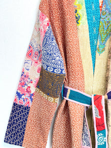 Vintage Kantha Kimono Robe