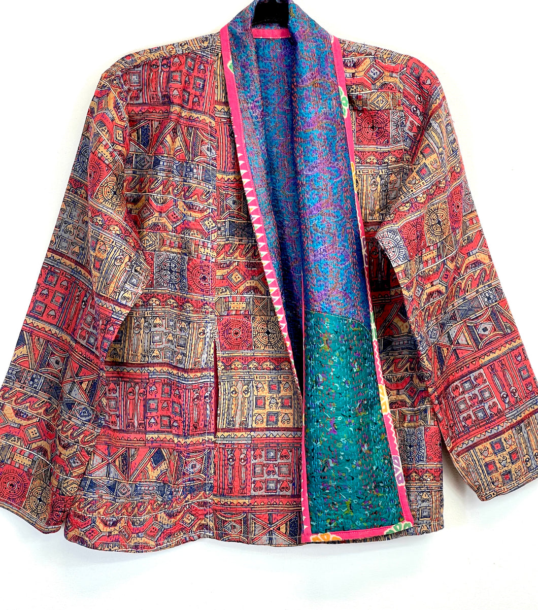 Silk Kantha Jackets