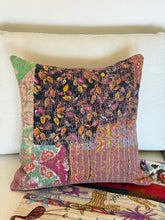 Load image into Gallery viewer, Vintage Kantha Cushion 50X50CM
