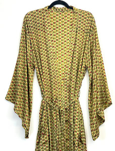 Vintage Sari Kimono Long