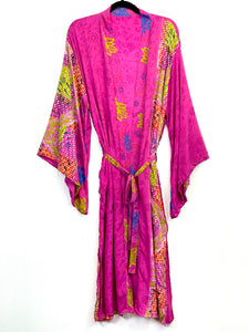 Vintage Sari Kimono Long