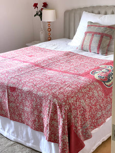 Vintage Sari kantha Quilt