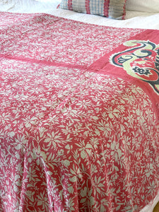 Vintage Sari kantha Quilt