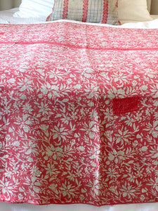 Vintage Sari kantha Quilt