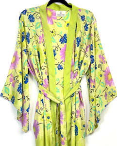 Vintage Sari Kimono Long