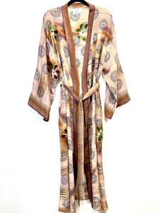 Vintage Sari Kimono Long