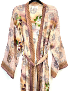 Vintage Sari Kimono Long