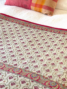 Vintage Sari kantha Quilt