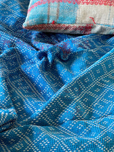 Load image into Gallery viewer, Vintage Sari Kantha Quilt
