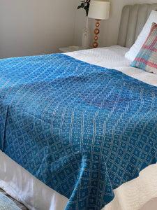 Vintage Sari Kantha Quilt