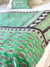 Load image into Gallery viewer, Vintage Sari Kantha Quilt
