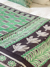 Load image into Gallery viewer, Vintage Sari Kantha Quilt
