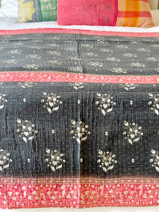 Vintage Sari kantha Quilt