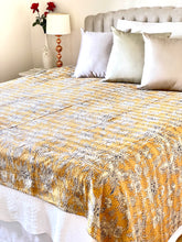 Load image into Gallery viewer, NEW Kantha Bedcover 225cmX275cm
