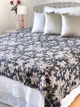 Load image into Gallery viewer, Kantha Bedcover 225cmX275cm
