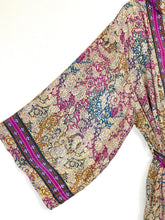 Load image into Gallery viewer, New Silk Sari Long Kimono (Plus Size)
