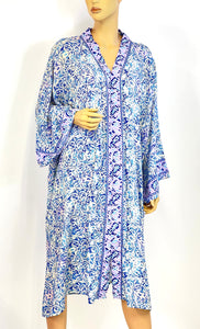 New Silk Sari Short Kimono(Plus Size)