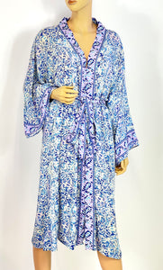 New Silk Sari Short Kimono(Plus Size)