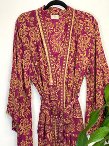 Vintage Sari Kimono Short