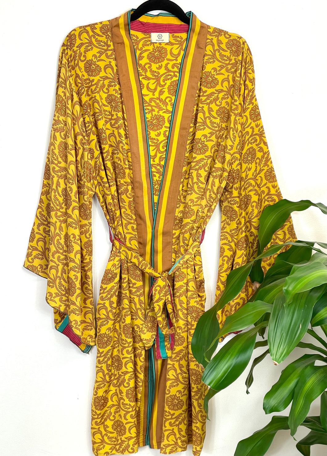 Vintage Sari Kimono Short