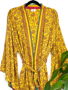 Vintage Sari Kimono Short